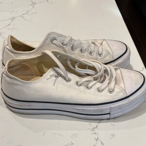 Converse Classic White Canvas Sneakers